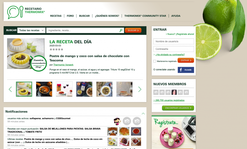 Content Marketing de Thermomix