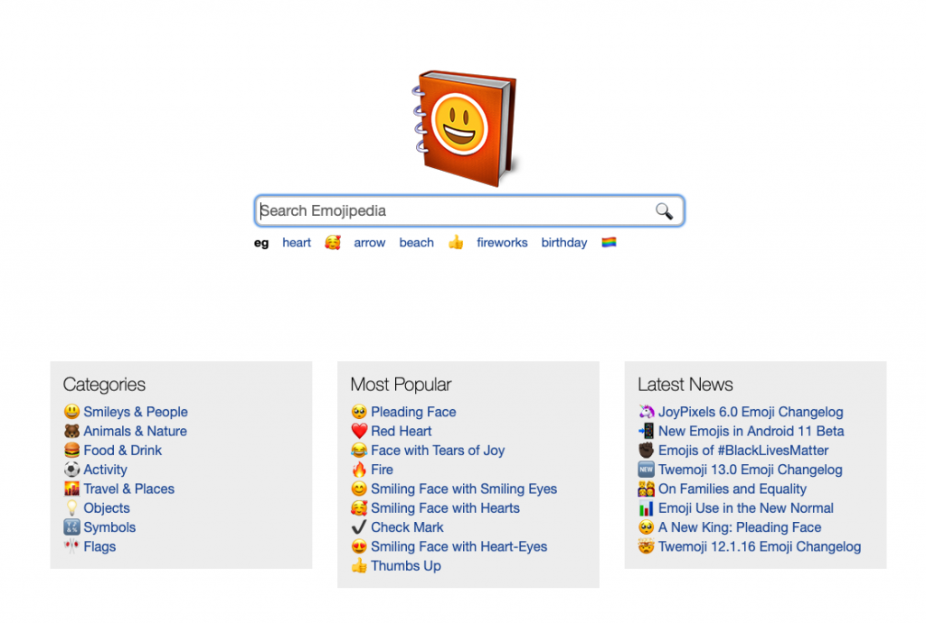 En emojipedia podrás encontrar todos los emojis para tu SEO