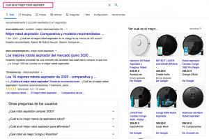 SERP Mejor robot aspirador