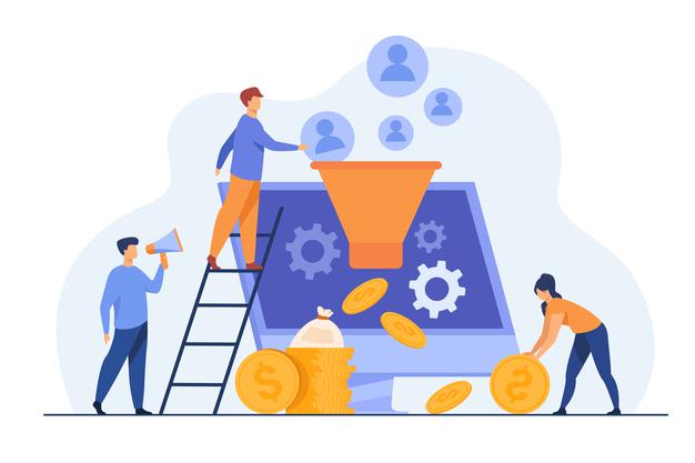 inbound marketing ilustracion